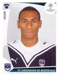 Наклейка #54 Jussie для альбома PANINI Лига Чемпионов УЕФА 2009-2010