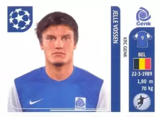 Наклейка #344 Jelle Vossen для альбома PANINI Лига Чемпионов УЕФА 2011-2012