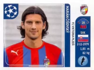 Наклейка #535 Marian Cisovsky для альбома PANINI Лига Чемпионов УЕФА 2011-2012
