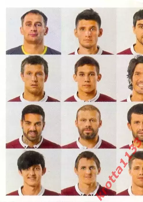 Наклейка #240 Команда 1 Рубин PANINI Российская Футбольная Премьер-Лига 2014-15