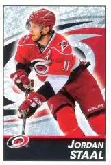 Наклейка #55 Jordan Staal Carolina Hurricanes для альбома PANINI NHL 2013-2014