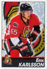 Наклейка #120 Erik Karlsson Ottawa Senators для альбома PANINI NHL 2013-2014