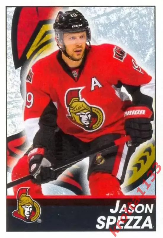 Наклейка #126 Jason Spezza Ottawa Senators для альбома PANINI NHL 2013-2014
