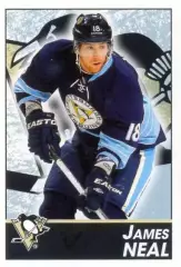 Наклейка #142 James Neal Pittsburgh Penguins для альбома PANINI NHL 2013-2014