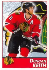 Наклейка #192 Duncan Keith Chicago Blackhawks для альбома PANINI NHL 2013-2014
