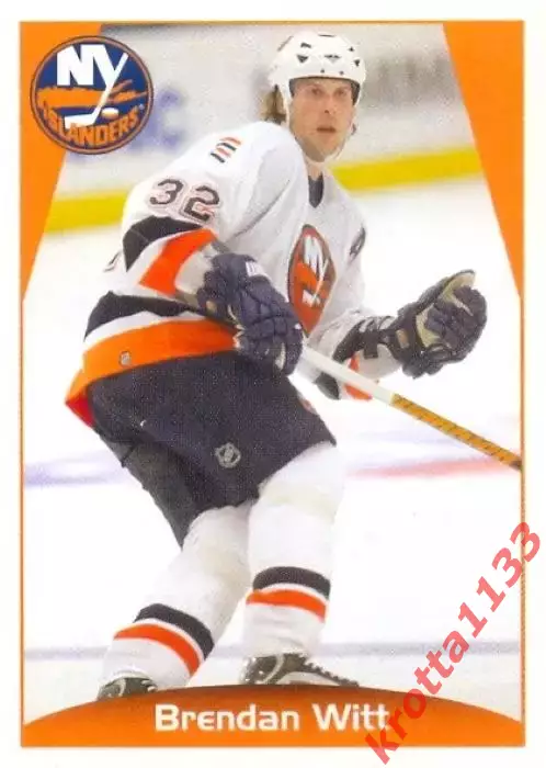 Наклейка #93 Brendan Witt New York Islanders для альбома PANINI NHL 2006-2007