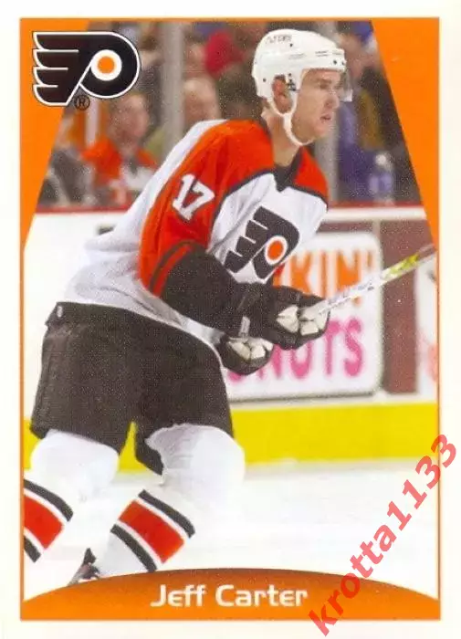 Наклейка #132 Jeff Carter Philadelphia Flyers для альбома PANINI NHL 2006-2007