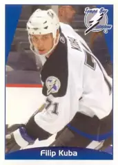Наклейка #154 Filip Kuba Tampa Bay Lightning для альбома PANINI NHL 2006-2007