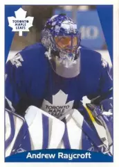 Наклейка #160 Andrew Raycroft Toronto Maple Leafs для альбома PANINI NHL 2006-07