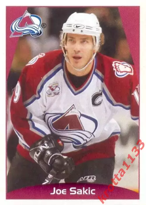 Наклейка #221 Joe Sakic Colorado Avalanche для альбома PANINI NHL 2006-2007