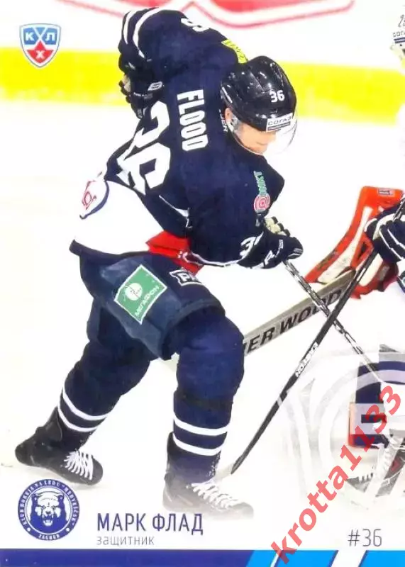 Марк Флад Медвешчак Загреб SeReal Карточки КХЛ 2014-2015