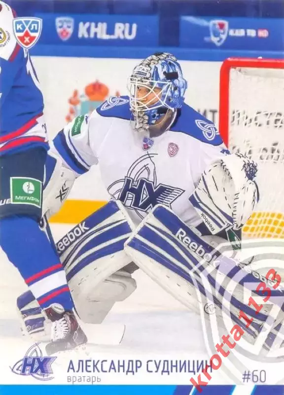 Александр Судницин Нефтехимик Нижнекамск SeReal Карточки КХЛ 2014-2015