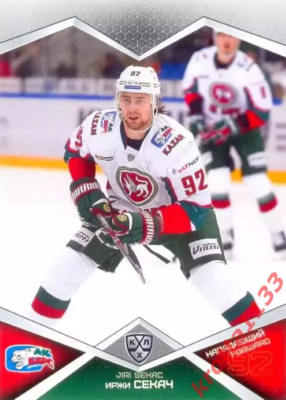 Иржи Секач Ак Барс Казань SeReal Карточки КХЛ 2016-2017