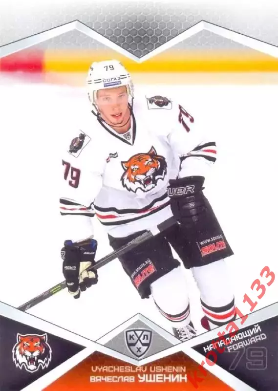 Вячеслав Ушенин Амур Хабаровск SeReal Карточки КХЛ 2016-2017