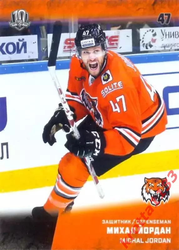Михал Йордан Амур Хабаровск SeReal Карточки КХЛ 2017-2018