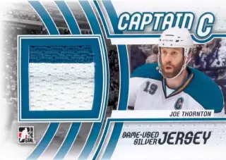 Joe Thornton San Jose Sharks ITG Captain-C