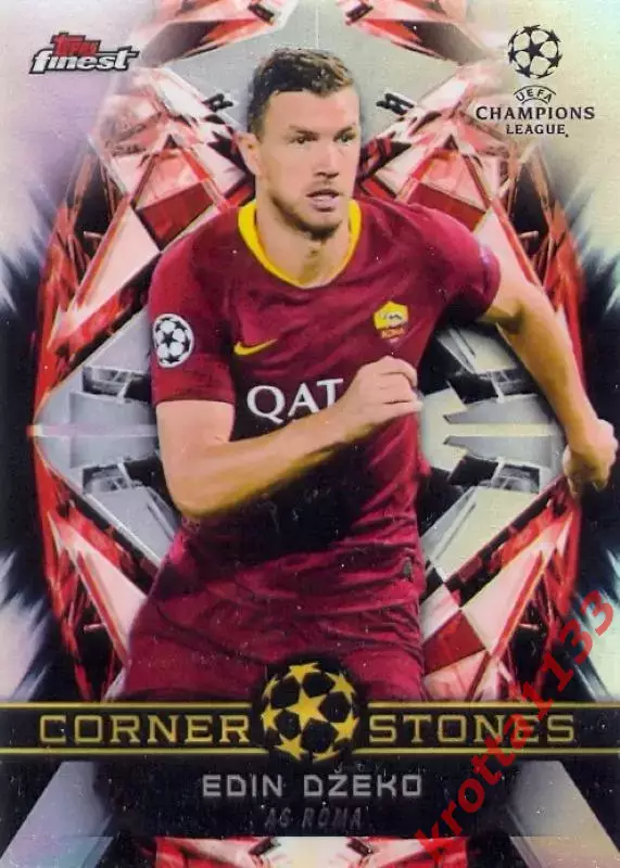 Edin Dzeko AS Roma TOPPS UEFA Champions League Finest 2018-2019