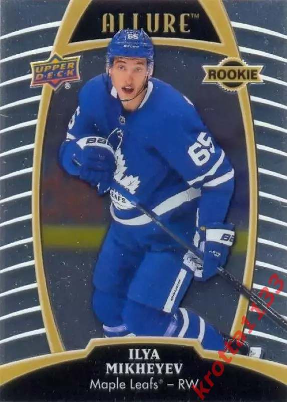 Ilya Mikheyev Toronto Maple Leafs Upper Deck Allure Hockey 2019-2020