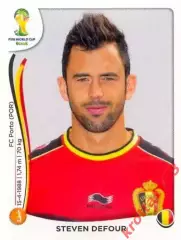 Наклейка #572 Steven Defour для альбома PANINI Чемпионат Мира 2014