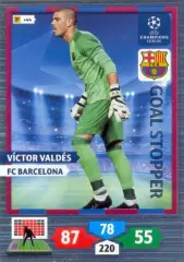 V?ctor Valdes FC Barcelona PANINI Лига Чемпионов УЕФА 2013-2014