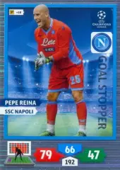 Pepe Reina SSC Napoli PANINI Лига Чемпионов УЕФА 2013-2014