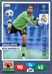 Diego Lopez Real Madrid CF PANINI Лига Чемпионов УЕФА 2013-2014