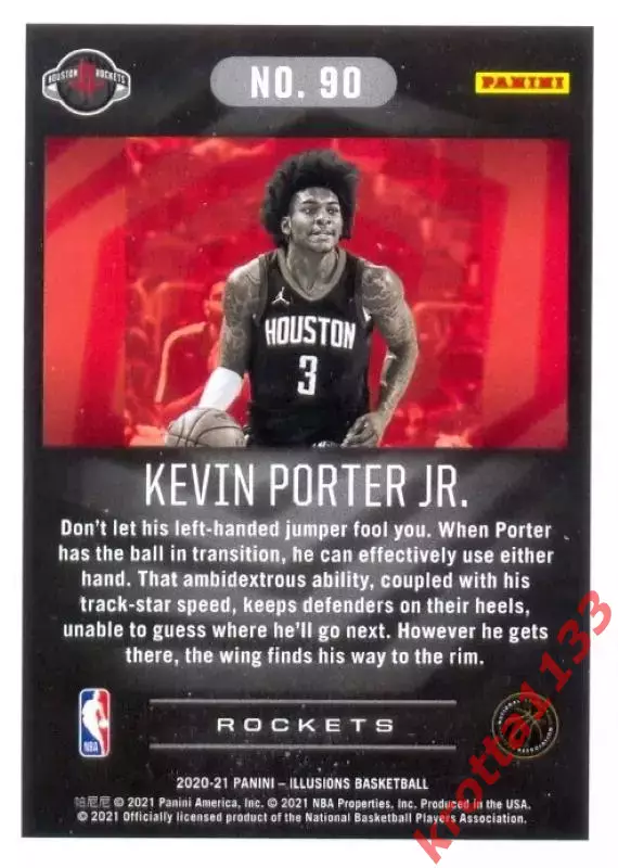 Kevin Porter Jr. Houston Rockets PANINI Illusions Basketball 2020-2021 1