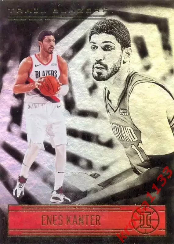 Enes Kanter Portland Trail Blazers PANINI Illusions Basketball 2020-2021