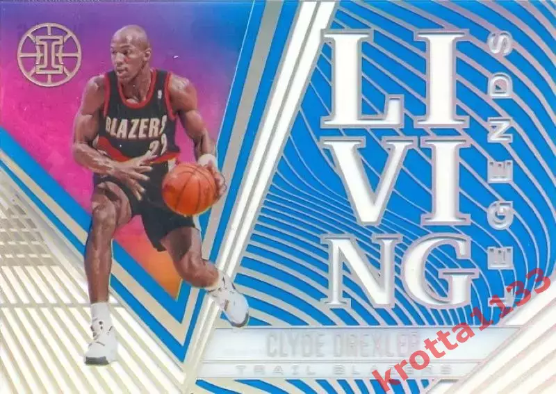Clyde Drexler Portland Trail Blazers PANINI Illusions Basketball 2020-2021