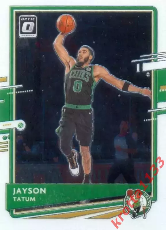 Jayson Tatum Boston Celtics Donruss Optic Basketball 2020-2021