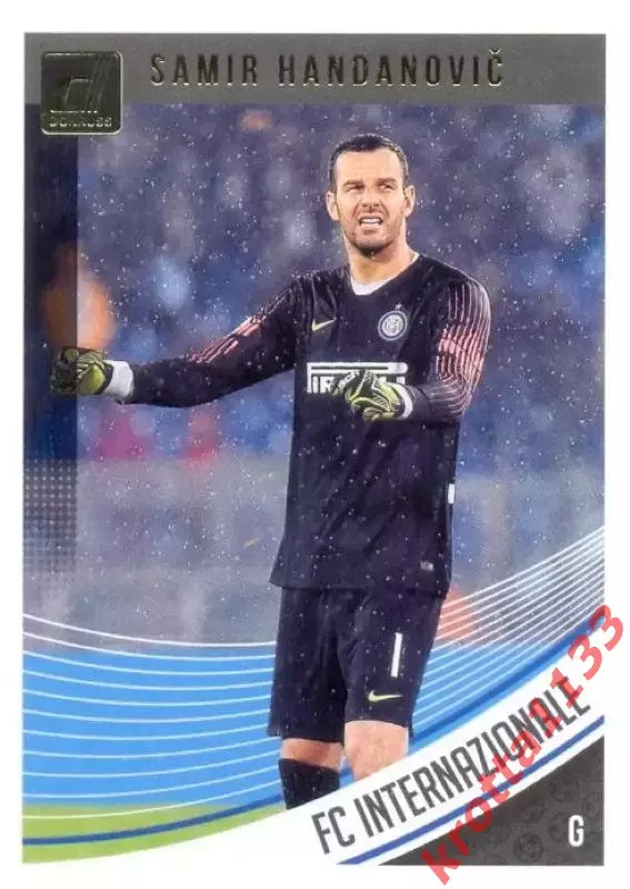 Карточка #36 Samir Handanovic FC Internazionale PANINI Donruss Soccer 2018-2019