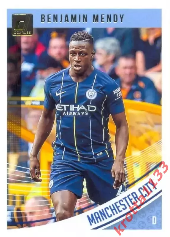 Карточка #43 Benjamin Mendy Manchester City PANINI Donruss Soccer 2018-2019