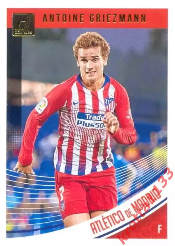 Карточка #46 Antoine Griezman Atletico de Madrid PANINI Donruss Soccer 2018-2019