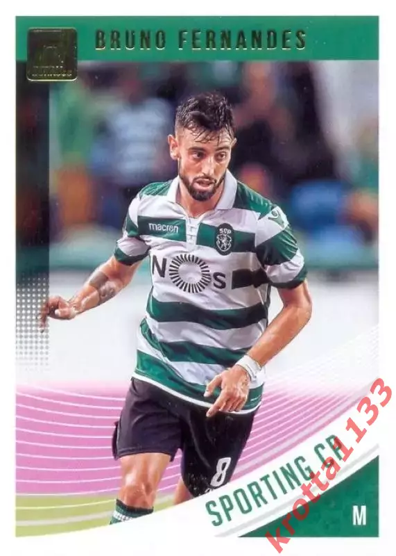 Карточка #59 Bruno Fernandes Sporting CP PANINI Donruss Soccer 2018-19