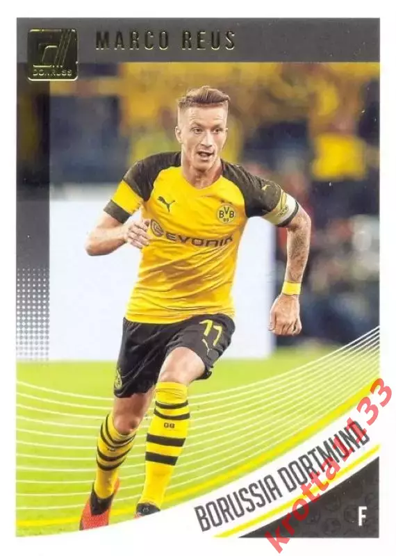 Карточка #63 Marco Reus Borussia Dortmund PANINI Donruss Soccer 2018-2019