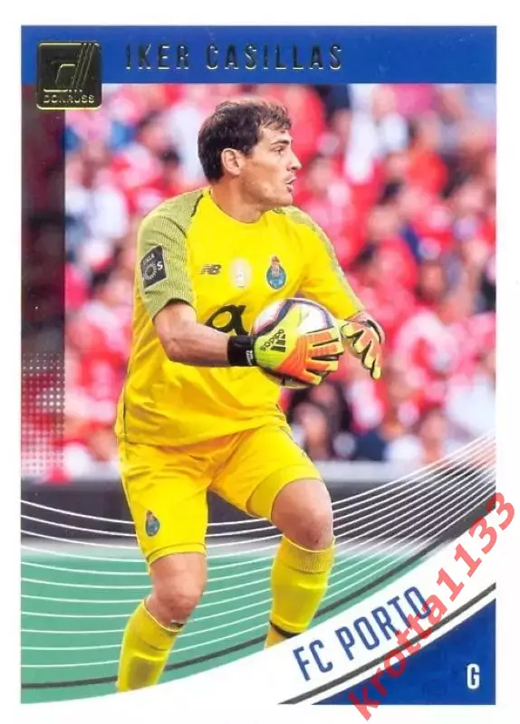 Карточка #79 Iker Casillas FC Porto PANINI Donruss Soccer 2018-2019