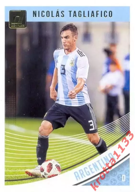 Карточка #94 Nicolas Tagliafico Argentina PANINI Donruss Soccer 2018-2019