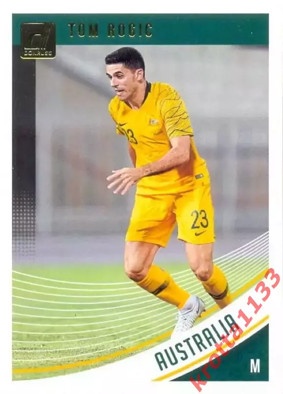 Карточка #96 Tom Rogic Australia PANINI Donruss Soccer 2018-2019