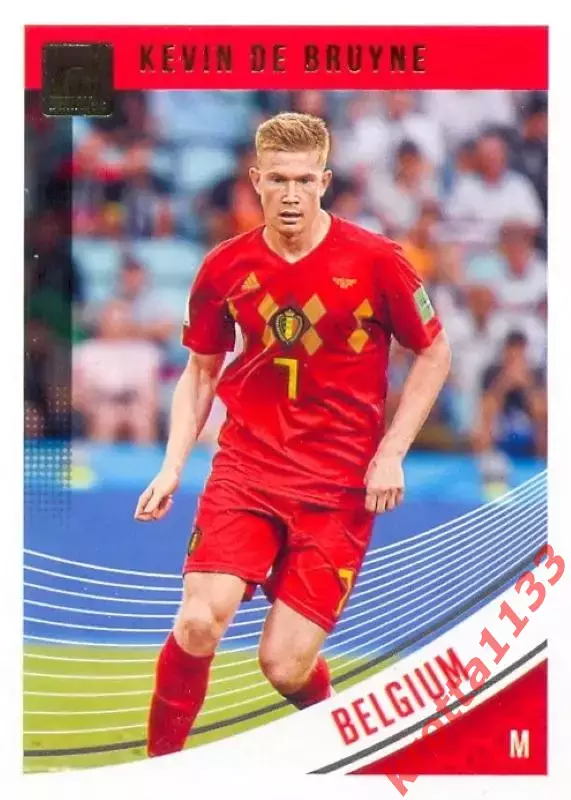 Карточка #101 Kevin De Bruyne Belgium PANINI Donruss Soccer 2018-2019