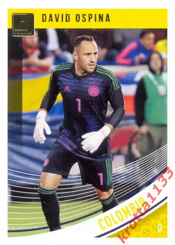 Карточка #114 David Ospina Colombia PANINI Donruss Soccer 2018-2019
