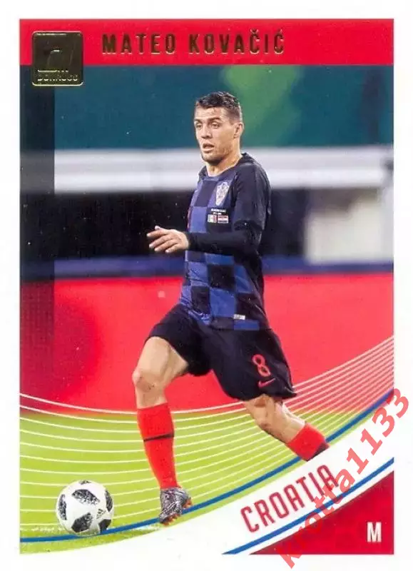 Карточка #118 Mateo Kovacic Croatia PANINI Donruss Soccer 2018-2019