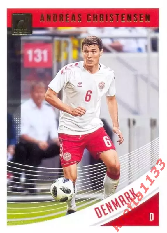 Карточка #121 Andreas Christensen Denmark PANINI Donruss Soccer 2018-2019