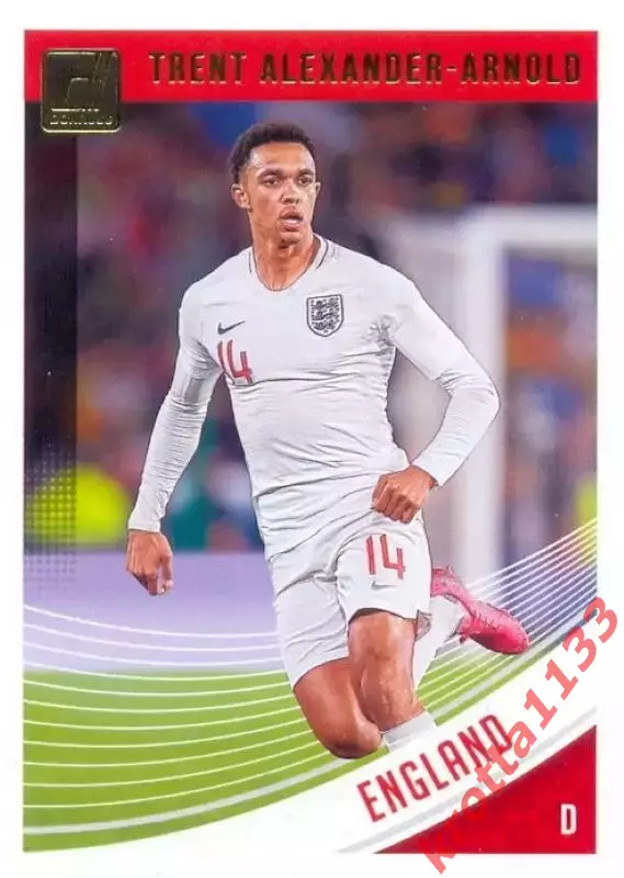 Карточка #127 Trent Alexander-Arnold England PANINI Donruss Soccer 2018-2019