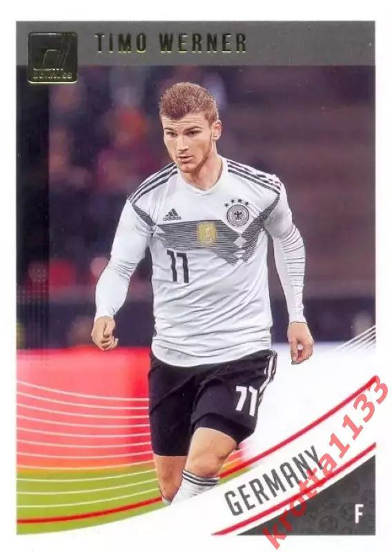 Карточка #137 Timo Werner Germany PANINI Donruss Soccer 2018-2019
