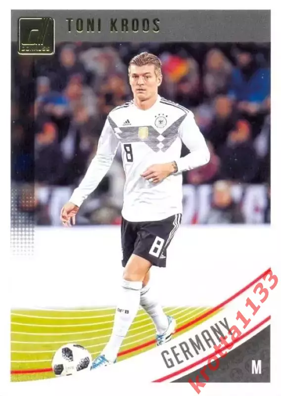 Карточка #139 Toni Kroos Germany PANINI Donruss Soccer 2018-2019
