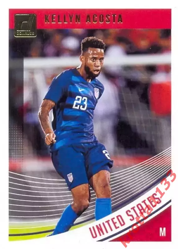 Карточка #171 Kellyn Acosta United States PANINI Donruss Soccer 2018-2019