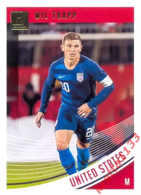 Карточка #172 Wil Trapp United States PANINI Donruss Soccer 2018-2019