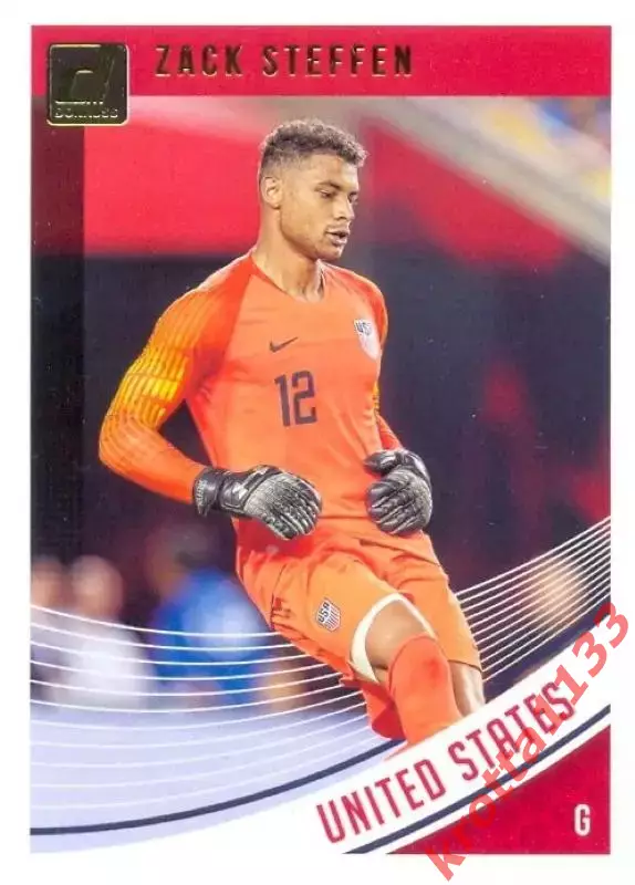 Карточка #175 Zack Steffen United States PANINI Donruss Soccer 2018-2019