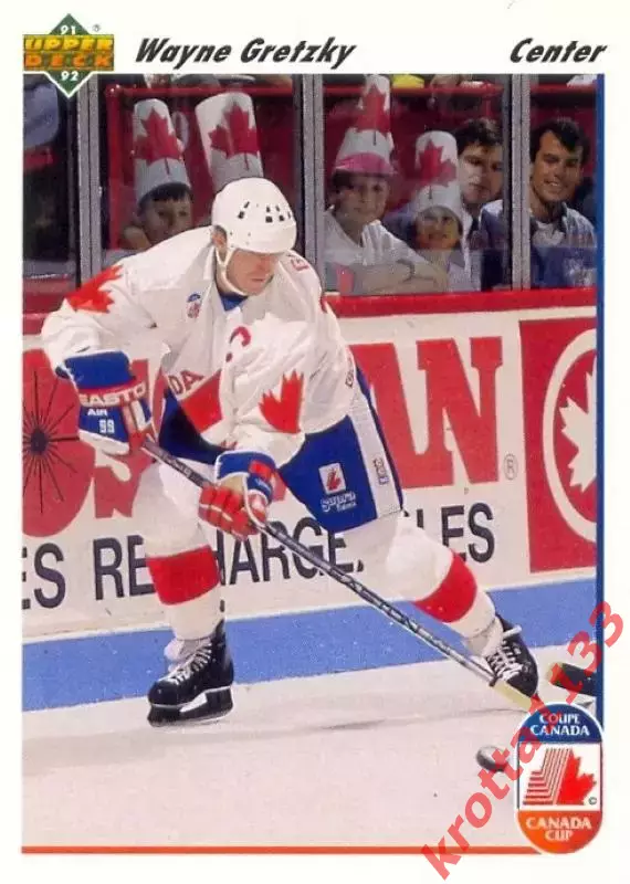 Wayne Gretzky Canada Upper Deck Hockey 1991-1992