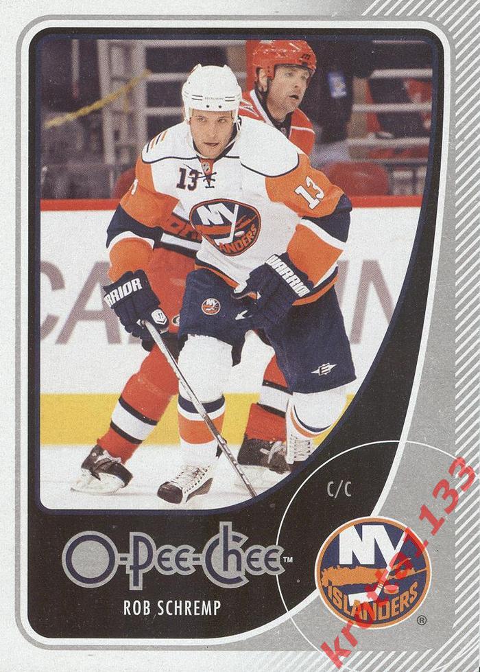 Rob Schremp New York Islanders Upper Deck O-Pee-Chee 2010-2011